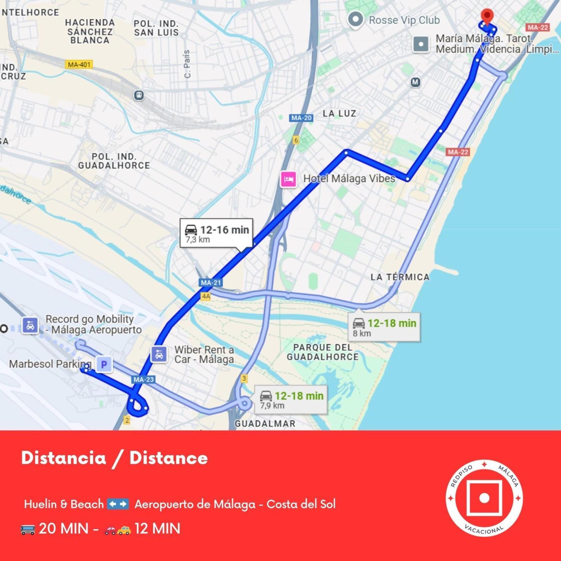Duplex Huelin I & Beach Malaga Zewnętrze zdjęcie